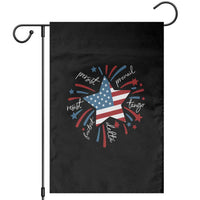 Funny 4th of July Fireworks Foxtrot Delta Tango Garden Flag - Wonder Print Shop