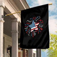 Funny 4th of July Fireworks Foxtrot Delta Tango Garden Flag - Wonder Print Shop