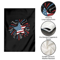 Funny 4th of July Fireworks Foxtrot Delta Tango Garden Flag - Wonder Print Shop