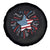 Funny 4th of July Fireworks Foxtrot Delta Tango Spare Tire Cover - Wonder Print Shop