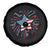 Funny 4th of July Fireworks Foxtrot Delta Tango Spare Tire Cover - Wonder Print Shop