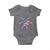 Funny 4th of July Fireworks Foxtrot Delta Tango Baby Onesie - Wonder Print Shop