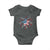 Funny 4th of July Fireworks Foxtrot Delta Tango Baby Onesie - Wonder Print Shop