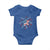 Funny 4th of July Fireworks Foxtrot Delta Tango Baby Onesie - Wonder Print Shop