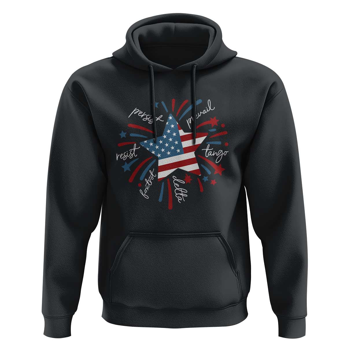Funny 4th of July Fireworks Foxtrot Delta Tango Hoodie - Wonder Print Shop