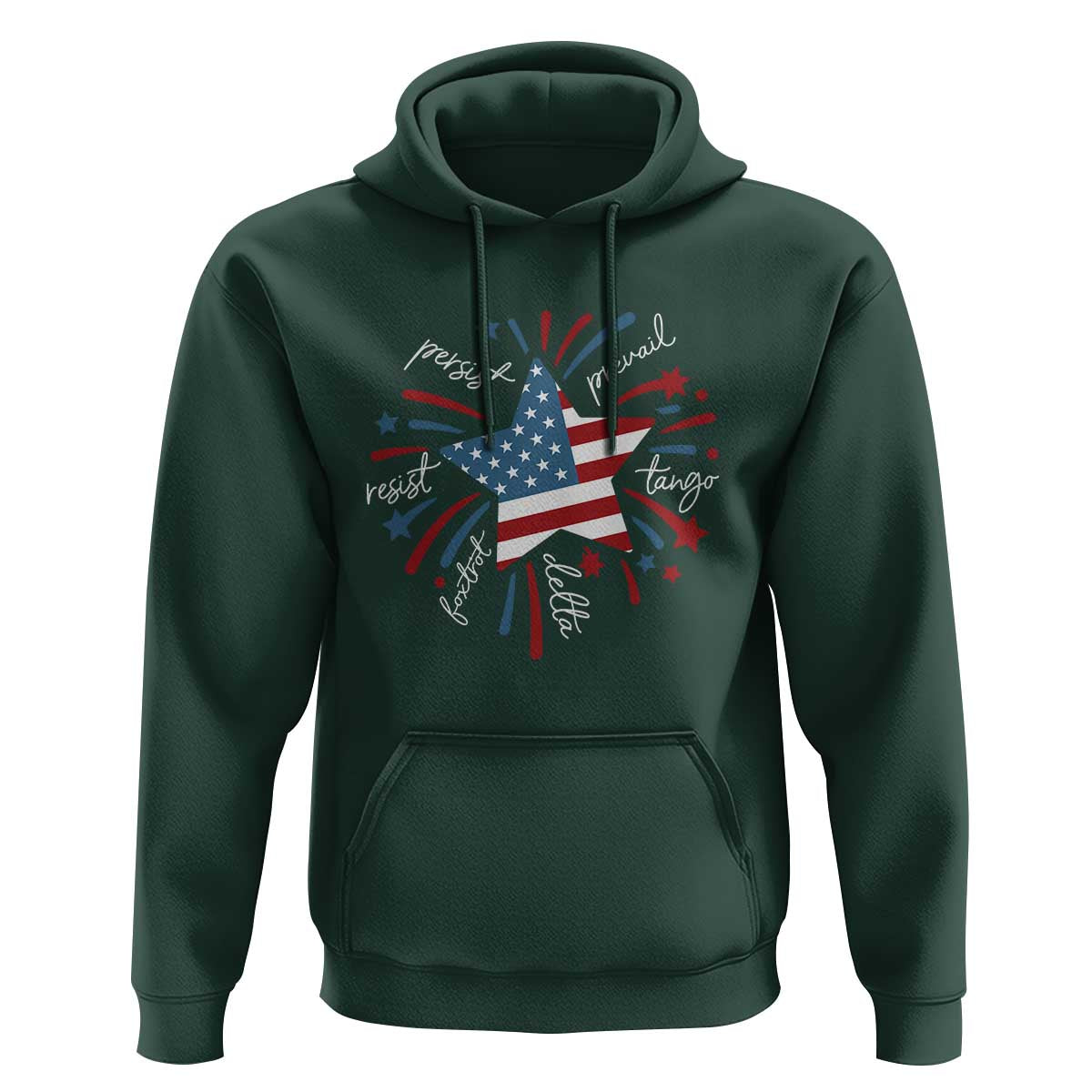 Funny 4th of July Fireworks Foxtrot Delta Tango Hoodie - Wonder Print Shop