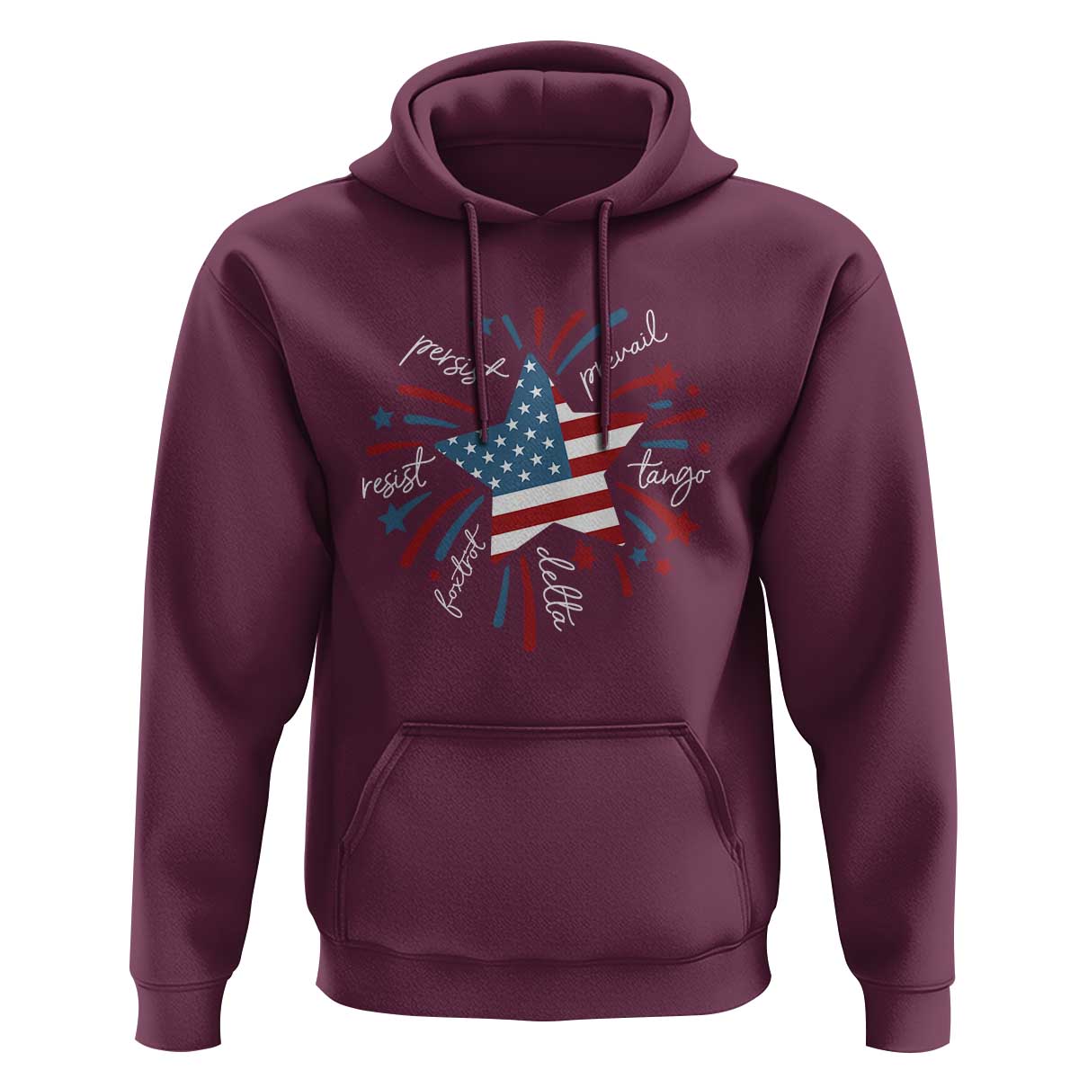 Funny 4th of July Fireworks Foxtrot Delta Tango Hoodie - Wonder Print Shop
