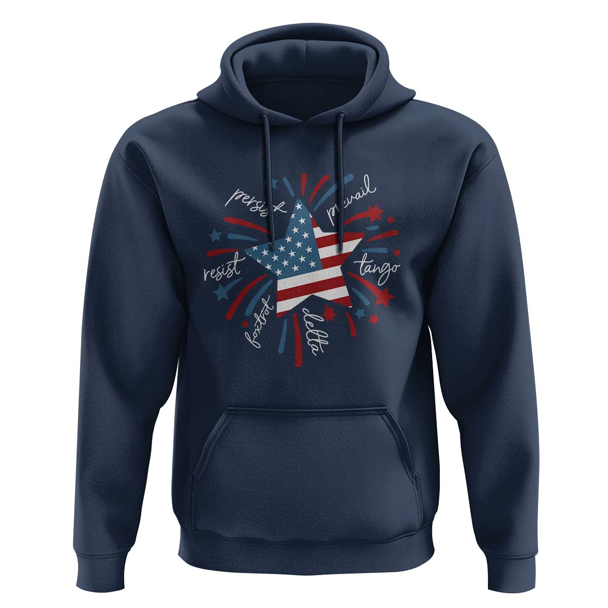 Funny 4th of July Fireworks Foxtrot Delta Tango Hoodie - Wonder Print Shop