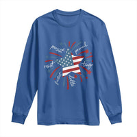 Funny 4th of July Fireworks Foxtrot Delta Tango Long Sleeve Shirt - Wonder Print Shop