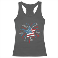 Funny 4th of July Fireworks Foxtrot Delta Tango Racerback Tank Top - Wonder Print Shop