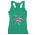 Funny 4th of July Fireworks Foxtrot Delta Tango Racerback Tank Top - Wonder Print Shop