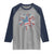 Funny 4th of July Fireworks Foxtrot Delta Tango Raglan Shirt - Wonder Print Shop