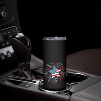 Funny 4th of July Fireworks Foxtrot Delta Tango Skinny Tumbler - Wonder Print Shop