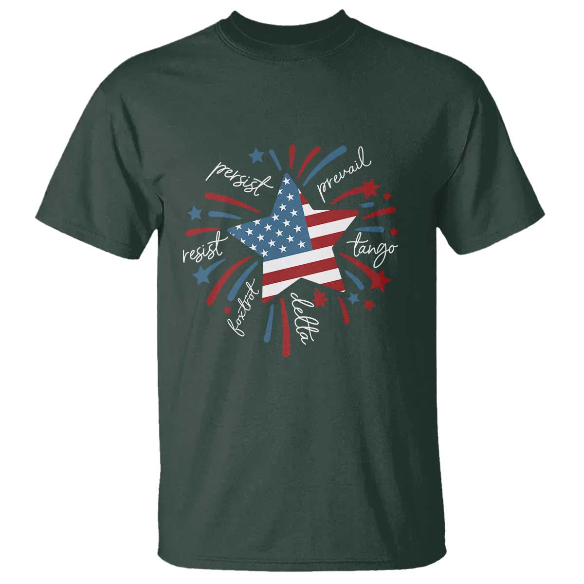 Funny 4th of July Fireworks Foxtrot Delta Tango T Shirt - Wonder Print Shop
