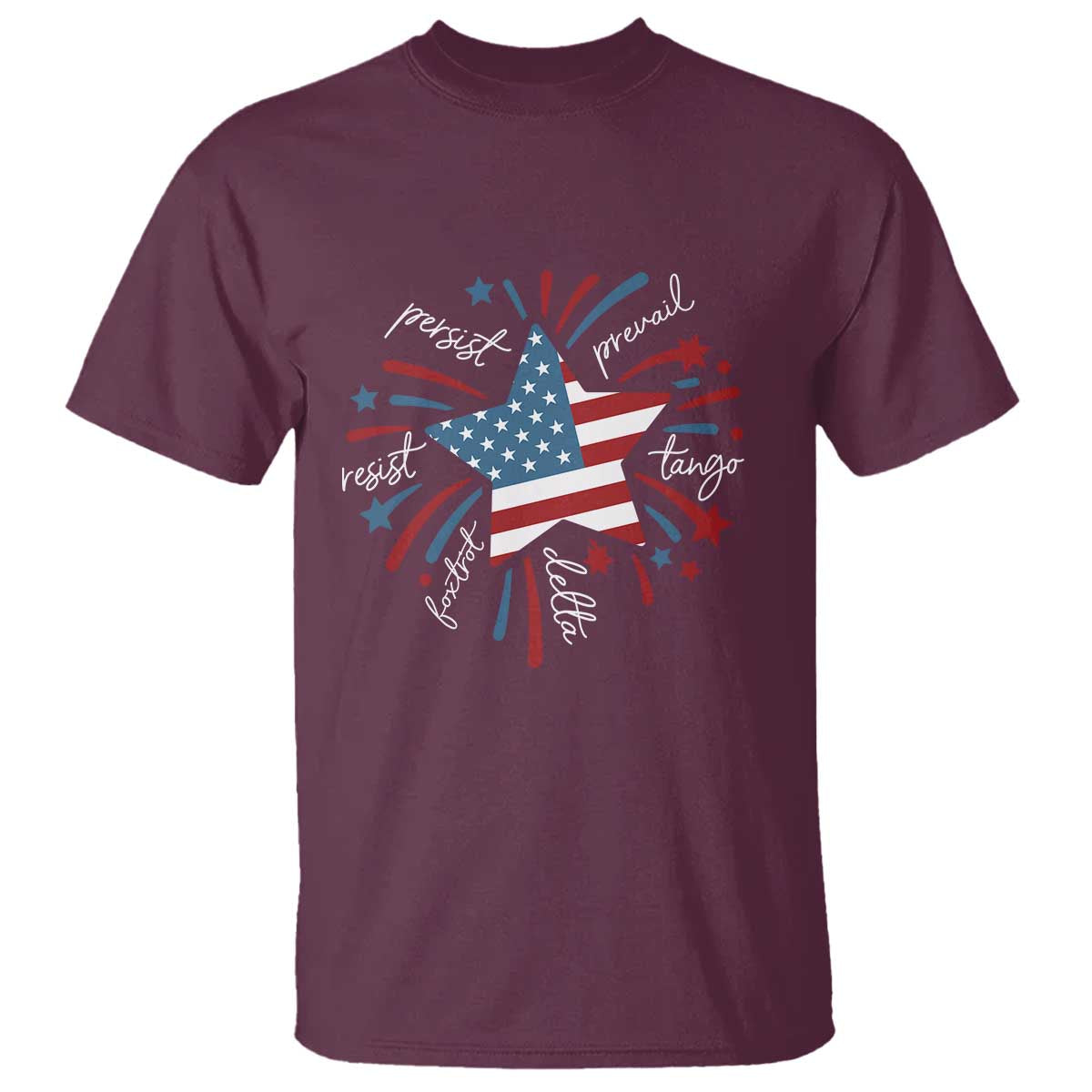 Funny 4th of July Fireworks Foxtrot Delta Tango T Shirt - Wonder Print Shop