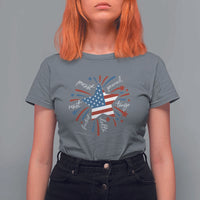 Funny 4th of July Fireworks Foxtrot Delta Tango T Shirt For Women - Wonder Print Shop