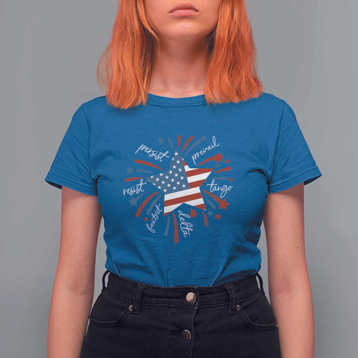 Funny 4th of July Fireworks Foxtrot Delta Tango T Shirt For Women - Wonder Print Shop