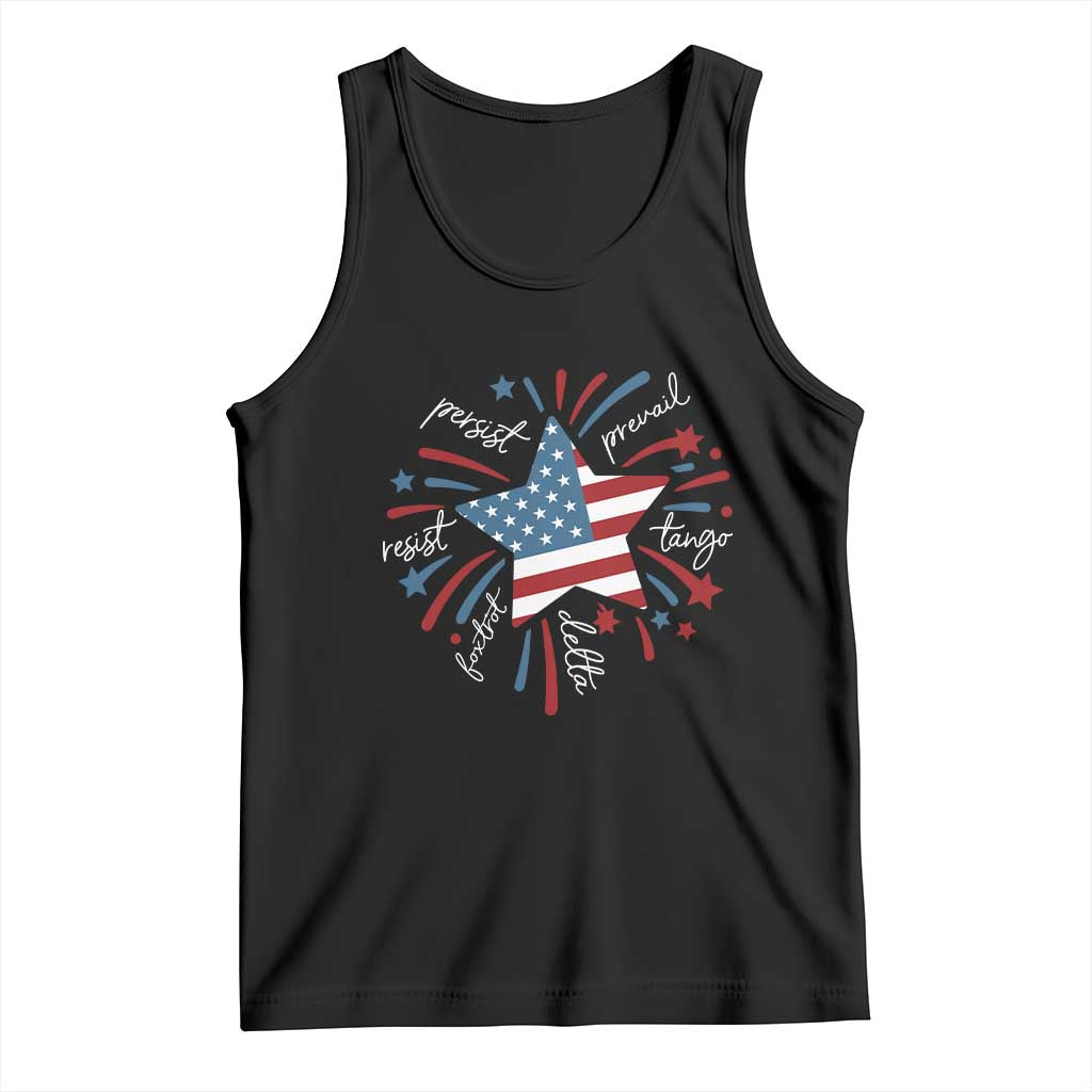 Funny 4th of July Fireworks Foxtrot Delta Tango Tank Top - Wonder Print Shop