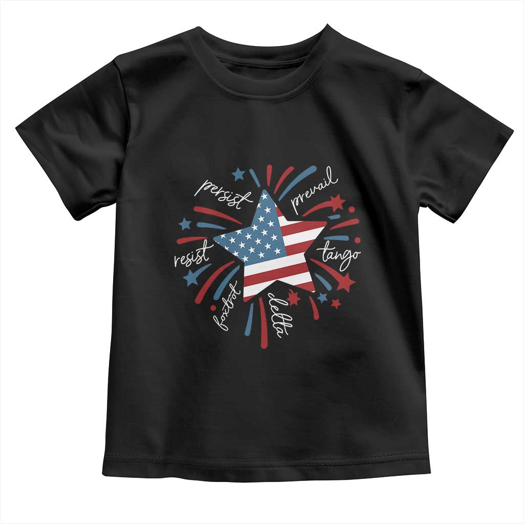 Funny 4th of July Fireworks Foxtrot Delta Tango Toddler T Shirt - Wonder Print Shop