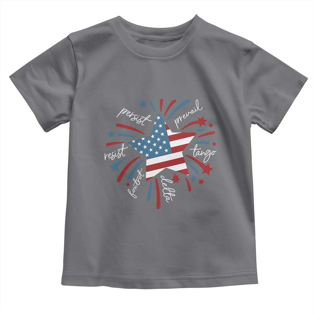 Funny 4th of July Fireworks Foxtrot Delta Tango Toddler T Shirt - Wonder Print Shop