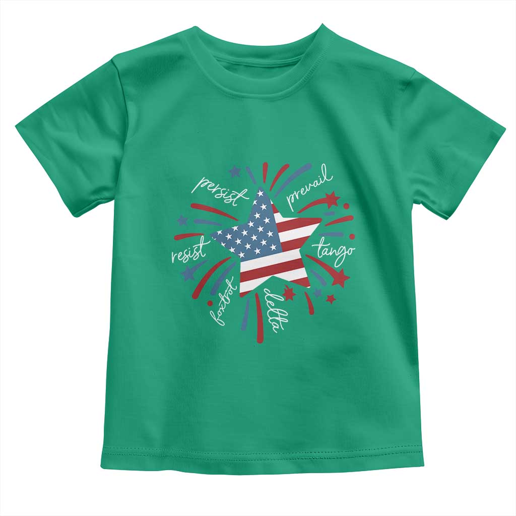 Funny 4th of July Fireworks Foxtrot Delta Tango Toddler T Shirt - Wonder Print Shop