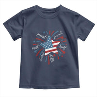 Funny 4th of July Fireworks Foxtrot Delta Tango Toddler T Shirt - Wonder Print Shop