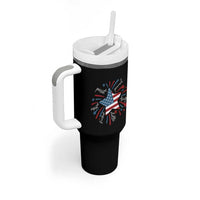 Funny 4th of July Fireworks Foxtrot Delta Tango Tumbler With Handle - Wonder Print Shop