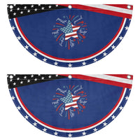 Funny 4th of July Fireworks Foxtrot Delta Tango Patriotic Fan Flag
