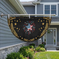Funny 4th of July Fireworks Foxtrot Delta Tango Patriotic Fan Flag