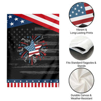 Funny 4th of July Fireworks Foxtrot Delta Tango Garden Flag