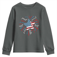 Funny 4th of July Fireworks Foxtrot Delta Tango Youth Sweatshirt - Wonder Print Shop