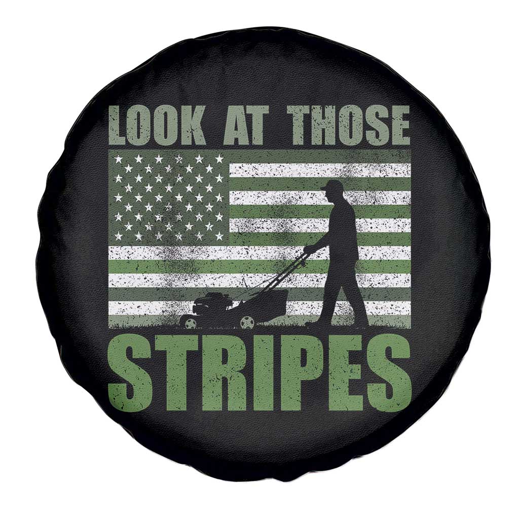 Funny Gardening Lawn Mower Spare Tire Cover Look At Those Stripes American Flag - Wonder Print Shop