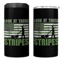 Funny Gardening Lawn Mower 4 in 1 Can Cooler Tumbler Look At Those Stripes American Flag - Wonder Print Shop