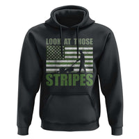 Funny Gardening Lawn Mower Hoodie Look At Those Stripes American Flag - Wonder Print Shop
