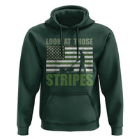 Funny Gardening Lawn Mower Hoodie Look At Those Stripes American Flag - Wonder Print Shop