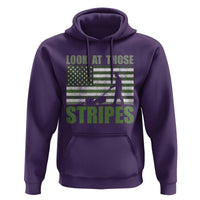 Funny Gardening Lawn Mower Hoodie Look At Those Stripes American Flag - Wonder Print Shop