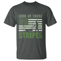 Funny Gardening Lawn Mower T Shirt Look At Those Stripes American Flag - Wonder Print Shop