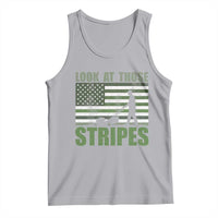 Funny Gardening Lawn Mower Tank Top Look At Those Stripes American Flag - Wonder Print Shop