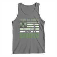 Funny Gardening Lawn Mower Tank Top Look At Those Stripes American Flag - Wonder Print Shop