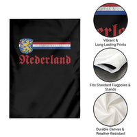 Nederland Holland Emblem Lion Vintage Dutch Flag Garden Flag