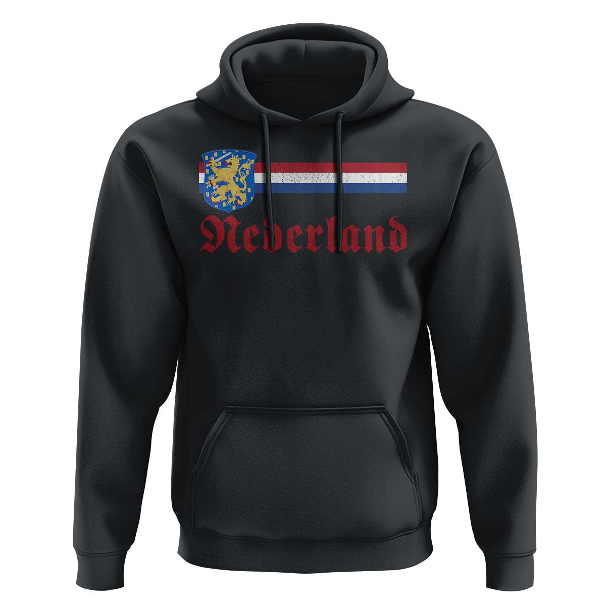 Nederland Holland Emblem Lion Vintage Dutch Flag Hoodie