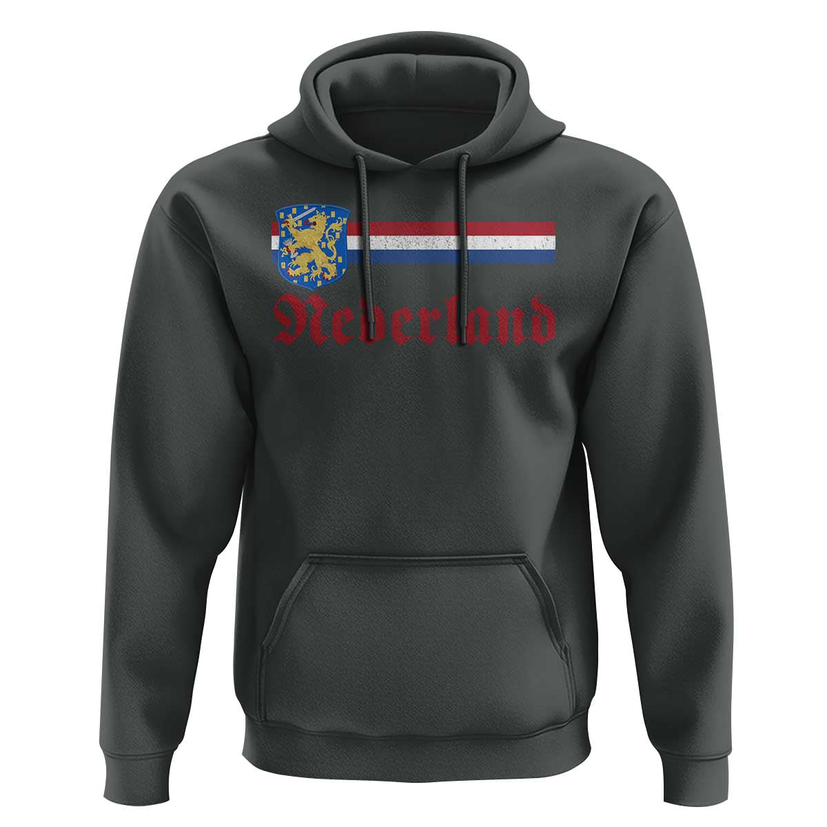Nederland Holland Emblem Lion Vintage Dutch Flag Hoodie
