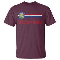 Nederland Holland Emblem Lion Vintage Dutch Flag T Shirt