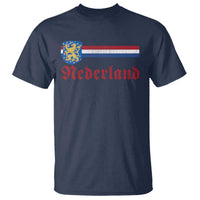 Nederland Holland Emblem Lion Vintage Dutch Flag T Shirt