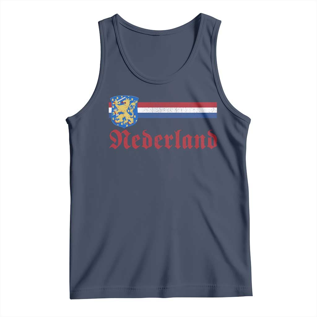 Nederland Holland Emblem Lion Vintage Dutch Flag Tank Top