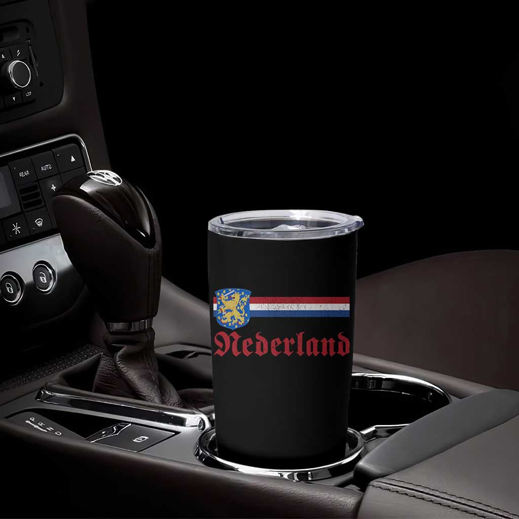 Nederland Holland Emblem Lion Vintage Dutch Flag Tumbler Cup