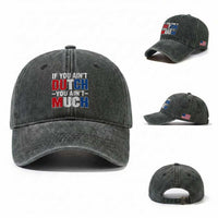 Funny Netherlands Washed Cotton Baseball Cap If You Ain't Dutch You Ain't Much Holland Pride