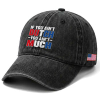 Funny Netherlands Washed Cotton Baseball Cap If You Ain't Dutch You Ain't Much Holland Pride
