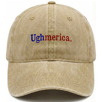 Ughmerica Liberal 4th of July Political Independence Day Washed Cotton Baseball Cap