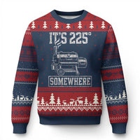 It Is 225 Somewhere Funny BBQ Smoker Grill Ugly Christmas Sweater
